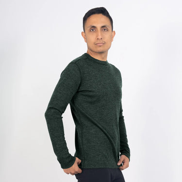 mens alpaca sweater most sustainable lightweight color dark teal