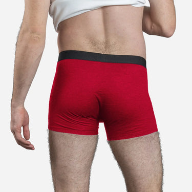 mens travel underwear boxer briefs color red