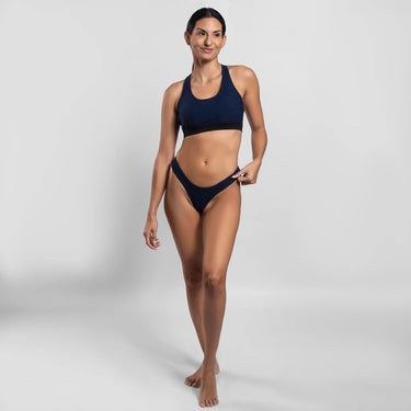 Women's Alpaca Wool Thong: 160 Ultralight color Navy Blue