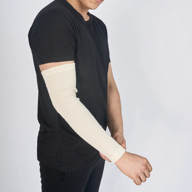 mens alpaca wool fabric sleeve color Undyed