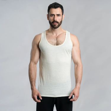mens highly breathable tank top ultralight color Undyed