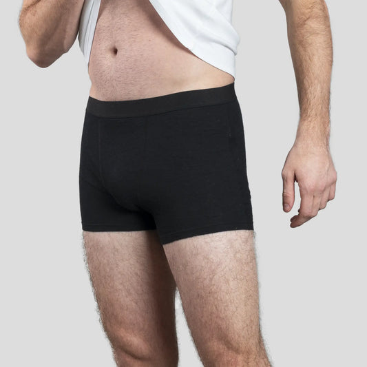 mens most comfortable boxer briefs color black