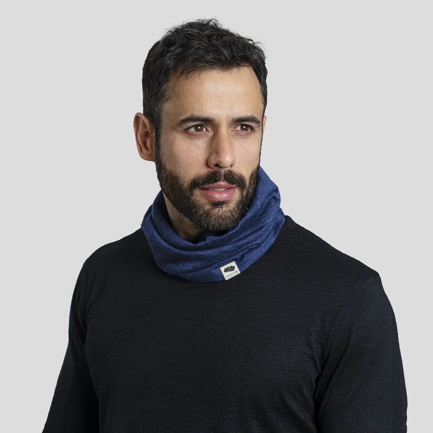 neck gaiter best fleece ultralight color navy blue